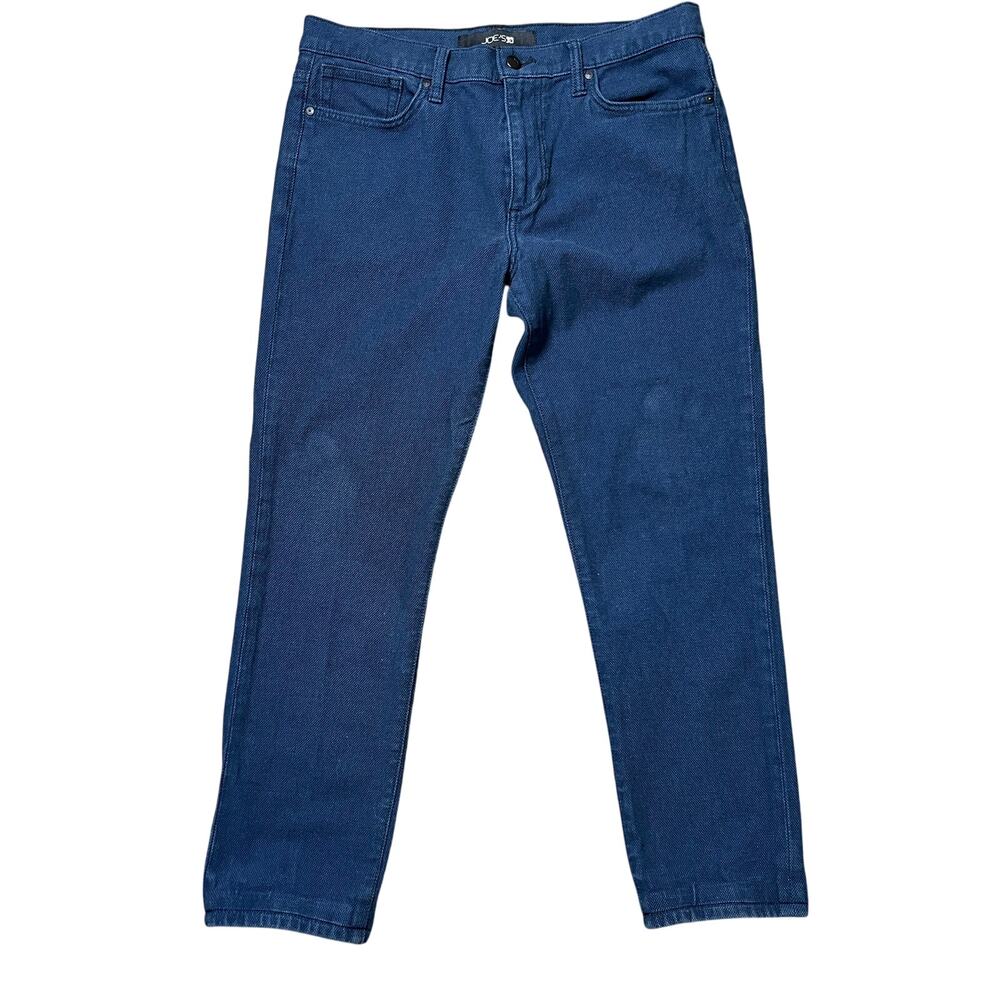 Joe's Pants Men's 34 Short Blue Textured Straight Leg